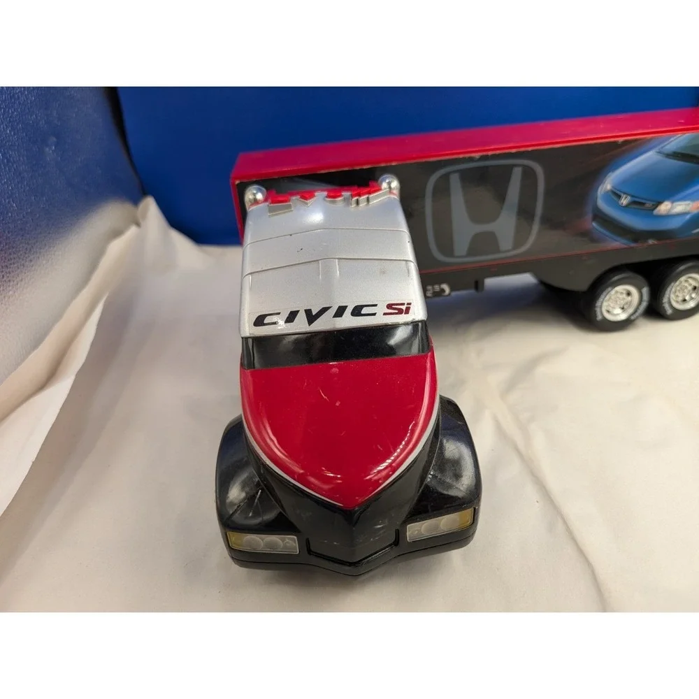Toy State Road Rippers Honda Civic Si Semi Tractor Trailer Rare Tested READ